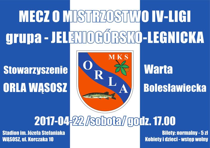  Mecz Orli Wąsosz [22.04.2017]